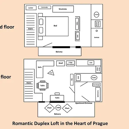 Romantic Duplex Loft In The Heart Of Apartment Prague